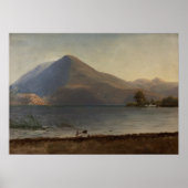 Bierstadt - over de Hudson Poster (Voorkant)