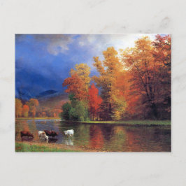 Bierstadt over het Saco schilderen Briefkaart