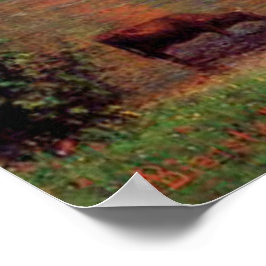 Bierstadt over het Saco schilderen Poster (Hoek)