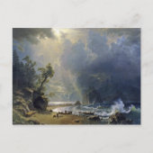 Bierstadt Puget Sound Pacific Coast Painting Briefkaart (Voorkant)