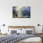 Bierstadt Puget Sound Pacific Coast Painting Canvas Afdruk (Insitu (Slaapkamer))