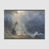 Bierstadt Puget Sound Pacific Coast Painting Tissuepapier (Voorkant)