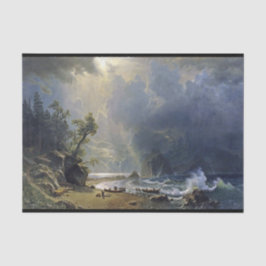 Bierstadt Puget Sound Pacific Coast Painting Tissuepapier
