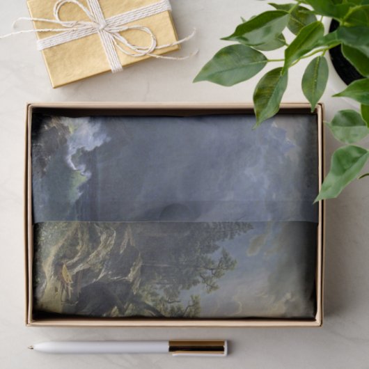 Bierstadt Puget Sound Pacific Coast Painting Tissuepapier (Geschenk)