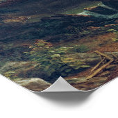 Bierstadt Redwood Trees schilderen Poster (Hoek)