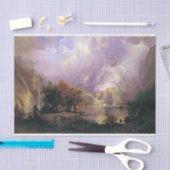 Bierstadt Rocky Mountain Landscape Painting Tissuepapier (Craft)