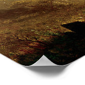 Bierstadt - scène in de vallei van yosemite poster (Hoek)