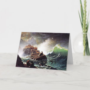 Bierstadt - Seals on the Rock, Kaart