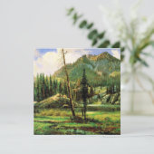 Bierstadt - Sierra Nevada - Bergen, mooie kunst Kaart (Staand voorkant)