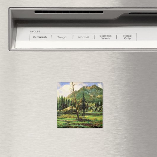 Bierstadt - Sierra Nevada - Bergen, mooie kunst Magneet (Insitu (Vaatwasser))