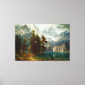 Bierstadt Sierra Nevada Canvas Afdruk (Voorkant)