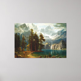 Bierstadt Sierra Nevada Canvas Afdruk