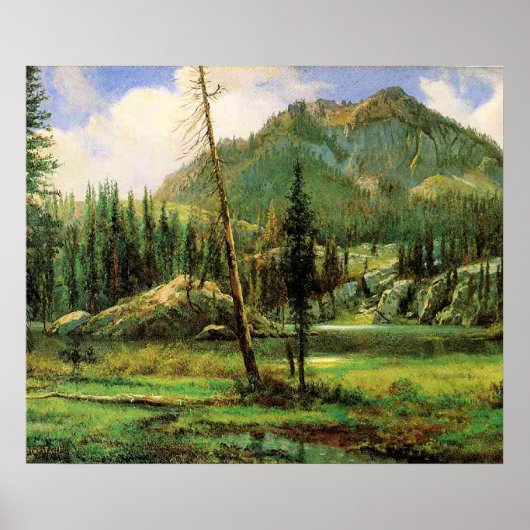Bierstadt - Sierra Nevada Mountains, Poster (Voorkant)