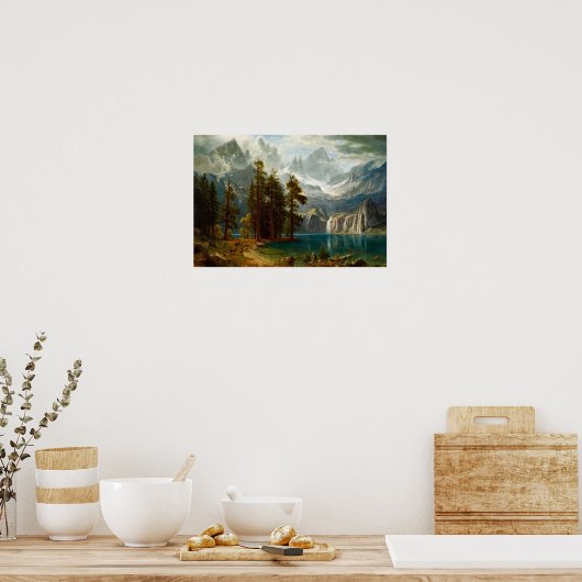 Bierstadt Sierra Nevada Poster (Keuken)