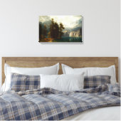 Bierstadt Sierra Nevadas Canvas Afdruk (Insitu (Slaapkamer))