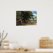 Bierstadt - Straat in Nassau Poster (Keuken)