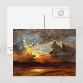 Bierstadt - Sunlit Skies, prachtige landschapskuns Briefkaart (Voorkant / Achterkant)