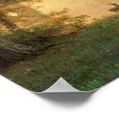 Bierstadt Sunset Deer Lake Painting Poster (Hoek)