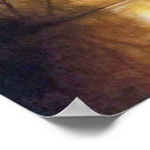 Bierstadt Sunset in de Rockies Painting Poster (Hoek)