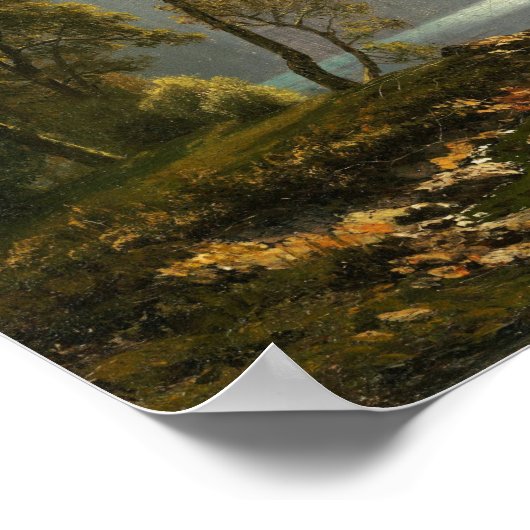 Bierstadt - Tahoe-meer 1868 Poster (Hoek)