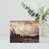 Bierstadt - Thunderstorm in de Rocky Mountains Briefkaart (Staand voorkant)