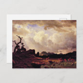 Bierstadt - Thunderstorm in de Rocky Mountains Briefkaart (Voorkant / Achterkant)