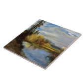 Bierstadt - Uitgang bij Lake Tahoe Tegeltje (Zijkant)