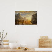 Bierstadt - vallei van de josemiet poster (Keuken)