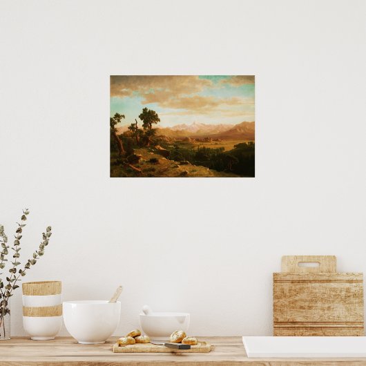 Bierstadt - Wind River Country Poster (Keuken)