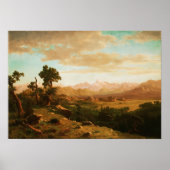 Bierstadt - Wind River Country Poster (Voorkant)