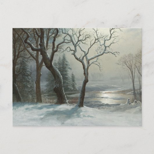Bierstadt Winter in Yosemite Painting Briefkaart (Voorkant)