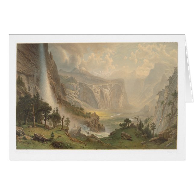 Bierstadt Yosemite Valley, Californië (1884A) (Voorkant Horizontaal)