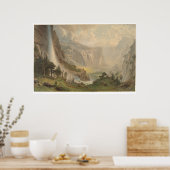 Bierstadt Yosemite Valley, Californië (1884A) Poster (Keuken)