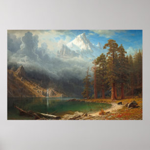 Bierstadt zet Corcoran schilderen op Poster
