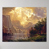 Bierstadt's Sierra Nevada Fine Art Poster (Voorkant)