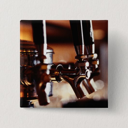 Biertapkranen Vierkante Button 5,1 Cm (Voorkant)