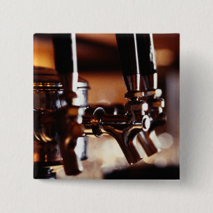 Biertapkranen Vierkante Button 5,1 Cm