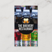 Biertapkranen | Visitekaartje van ongebluste glaze (Voorkant)