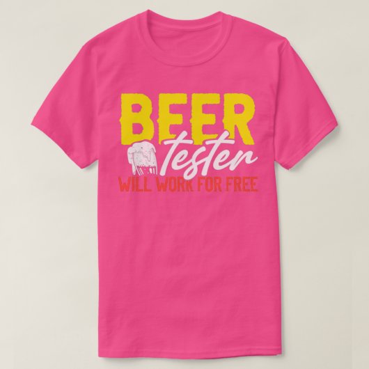 Biertester T-shirt (Design voorkant)