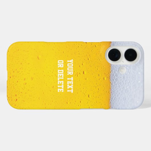 Biertextuur achtergrond Case-Mate iPhone case (Achterkant (horizontaal))