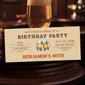 Bierthema Brouwerij Ticket Mannen