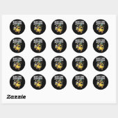 Biertijd Madafakas Funny Ducks Ronde Sticker (Vel)