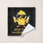 Biertijd Madafakas Grappig Meme Duck Goose Retro Bad Handdoek (Wasdoekje)