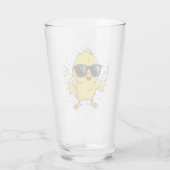 Biertijd Madafakas Grappig Meme Duck Goose Retro Glas (Achterkant)