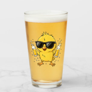 Biertijd Madafakas Grappig Meme Duck Goose Retro Glas