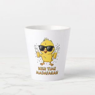 Biertijd Madafakas Grappig Meme Duck Goose Retro Latte Mok