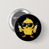 Biertijd Madafakas Grappig Meme Duck Goose Retro Ronde Button 5,7 Cm (Voorkant /achterkant)