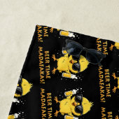 Biertijd Madafakas Grappig Meme Duck Goose Retro Strandlaken (In situ)