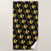 Biertijd Madafakas Grappig Meme Duck Goose Retro Strandlaken (Voorkant)