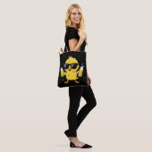 Biertijd Madafakas Grappig Meme Duck Goose Retro Tote Bag (Op model)